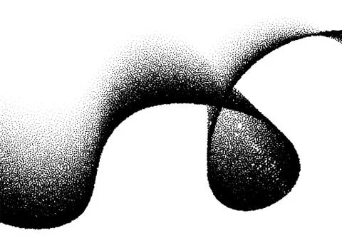 Abstract background with wave of scattered dots 스톡 일러스트