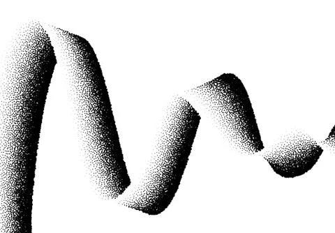 Abstract background with wave of scattered dots 스톡 일러스트