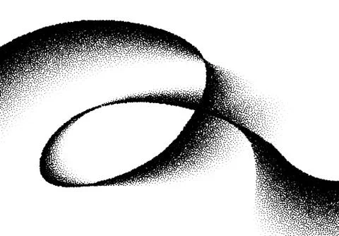 Abstract background with wave of scattered dots 스톡 일러스트