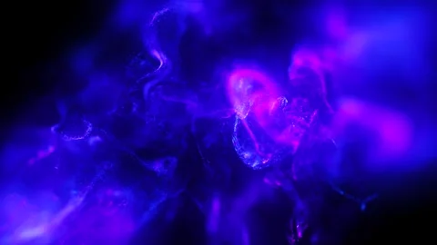 Abstract background with waves and dots Stock Footage 243717724