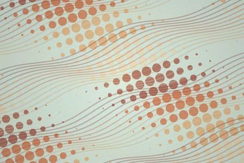 Abstract background with waves and dotted patterns in soft colors Stock Photos
