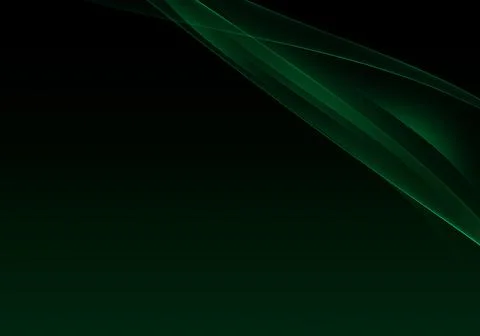 Abstract background waves. Black and spruce green abstract background for wal Stock Illustration