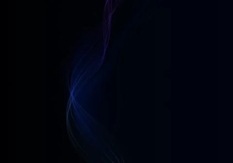 Abstract background waves. Black and blue abstract background for wallpaper o Stock Illustration