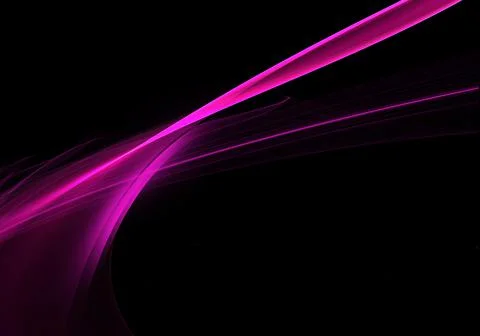 Abstract background waves. Black and neon pink abstract background for wallpa Stock Illustration