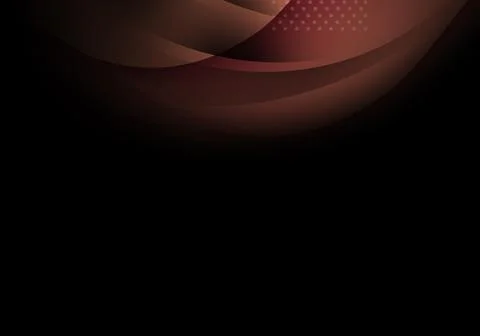 Abstract background waves. Black and brown abstract background for business c Stock Illustration