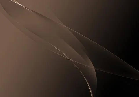 Abstract background waves. Black and Cafe Au Lait brown abstract background f Stock Illustration