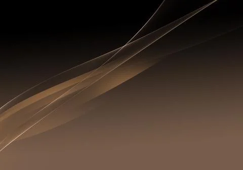 Abstract background waves. Black and Cafe Au Lait brown abstract background f Stock Illustration