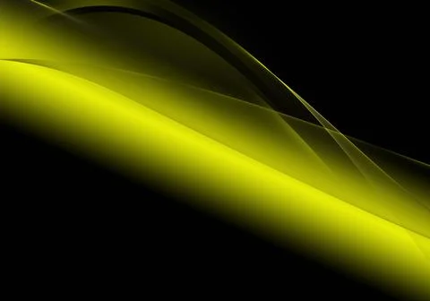 Abstract background waves. Black and absinthe yellow abstract background for Stock Illustration
