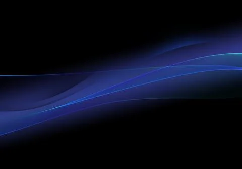Abstract background waves. Black and cobalt blue abstract background for wa.. Stock Illustration