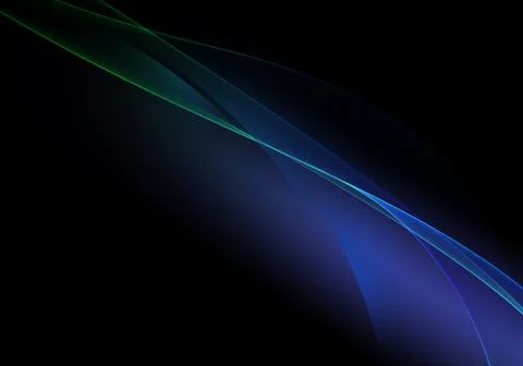 Abstract background waves. Black and cobalt blue abstract background for wa.. Stock Illustration