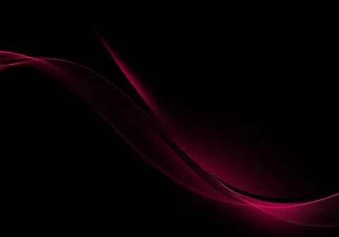 Abstract background waves. Black and red abstract background for wallpaper .. Stock Illustration