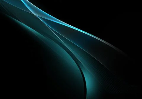 Abstract background waves. Black and marine blue abstract background for wa.. Stock Illustration