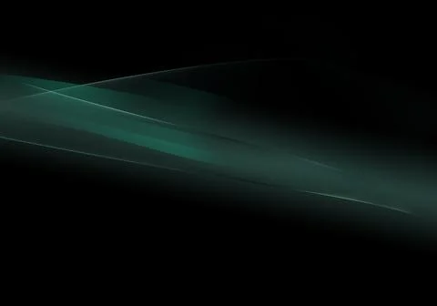 Abstract background waves. Black and hunterd green abstract background for .. Stock Illustration