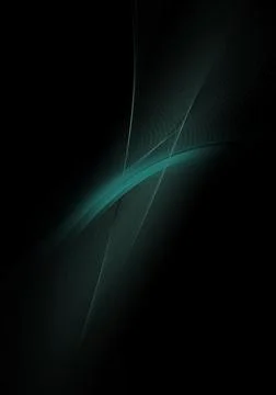 Abstract background waves. Black and hunterd green abstract background for .. Stock Illustration