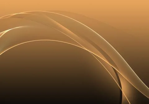 Abstract background waves. Black and chamois abstract background for wallpa.. Stock Illustration