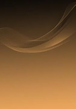 Abstract background waves. Black and chamois abstract background for wallpa.. Stock Illustration