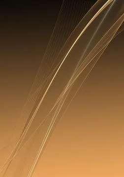 Abstract background waves. Black and chamois abstract background for wallpa.. Stock Illustration