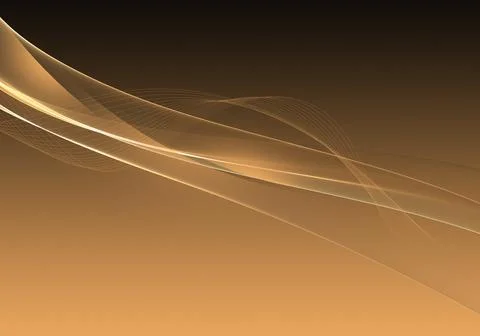 Abstract background waves. Black and chamois abstract background for wallpa.. Stock Illustration