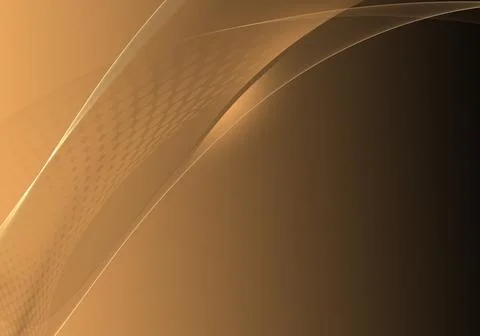 Abstract background waves. Black and chamois abstract background for wallpa.. Stock Illustration