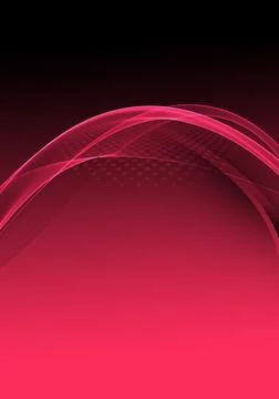 Abstract background waves. Black and magenta pink abstract background for w.. Stock Illustration