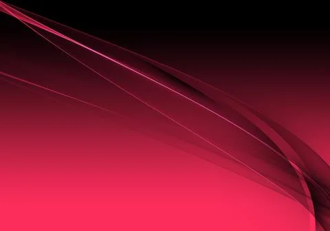 Abstract background waves. Black and magenta pink abstract background for w.. Stock Illustration