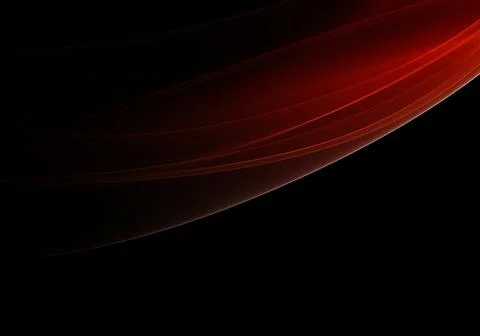 Abstract background waves. Black and red abstract background for wallpaper .. Stock Illustration