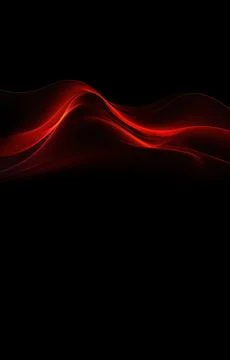 Abstract background waves. Black and red abstract background for wallpaper .. Stock Illustration