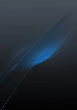 Abstract background waves. Black, dark slate and blue abstract background f.. Stock Illustration