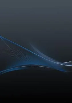 Abstract background waves. Black, dark slate and blue abstract background f.. Stock Illustration