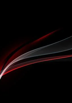 Abstract background waves. Black, grey and red abstract background for wallpa Stock Illustration