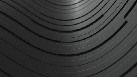 Abstract background, waves from black planks Stock-Illustration