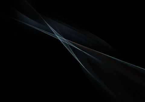 Abstract background waves. Colors: Paynes Grey, black and orange abstract bac Stock Illustration