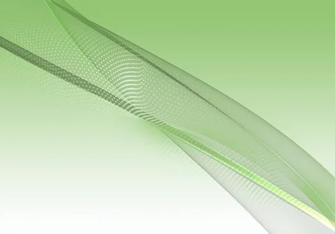 Abstract background waves. Emerald green and white abstract background for .. Stock Illustration