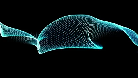 Abstract background with waves Stock Footage 290825857