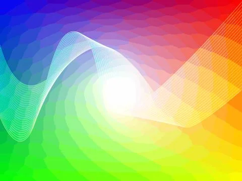 Abstract background waves Stock Illustration