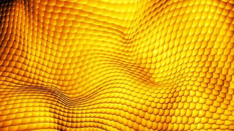 Abstract background with waves of iridescent moving snake scales Stock Illustration