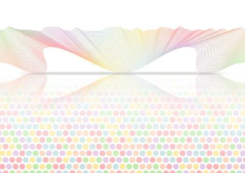 Abstract background. Waves line Ribbons colorful. Vector illustration. 02 Stock Illustration