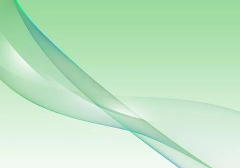 Abstract background waves. Mint green, white and blue abstract background f.. Stock Illustration