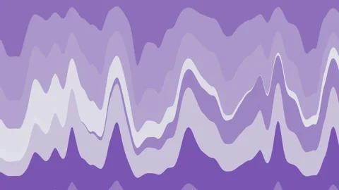 Abstract background of waves moving in chaotic order, water texture on wall Stock Footage 313121231