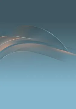Abstract background waves. Pastel blue and orange abstract background for w.. Stock Illustration