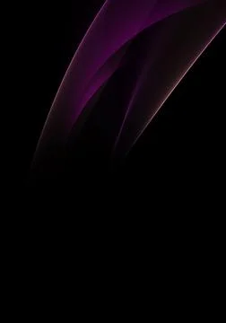 Abstract background waves. Purple and black abstract background for wallpaper Stock Illustration