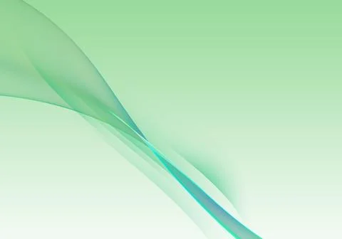 Abstract background waves. White, mint green and blue abstract background f.. Stock Illustration