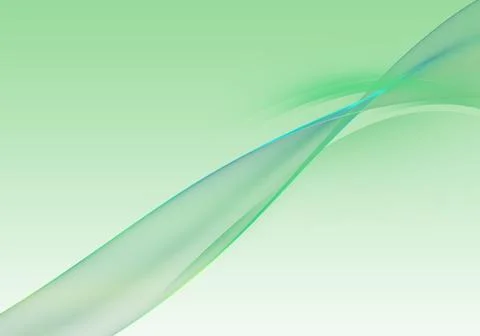 Abstract background waves. White, mint green and blue abstract background f.. Stock Illustration