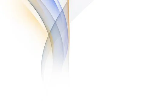 Abstract background waves. White, orange and blue abstract background for wal Stock Illustration