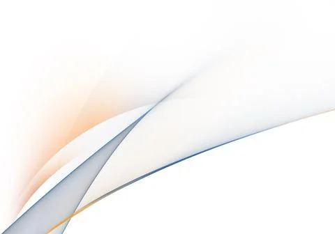 Abstract background waves. White, orange and blue abstract background for wal Stock Illustration