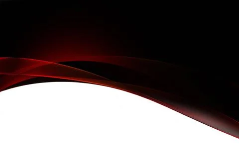 Abstract background waves. White, red and black abstract background for wallp Stock Illustration