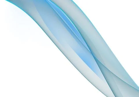Abstract background waves. White, turquoise and blue abstract background for Stock Illustration