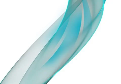 Abstract background waves. White, turquoise and blue abstract background for Stock Illustration