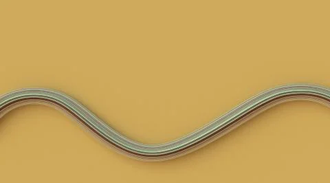 Abstract background waving line 3D Stock Illustration