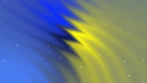 Abstract Background With Wavy Gradient Blue And Yellow Colors Видео 337409255